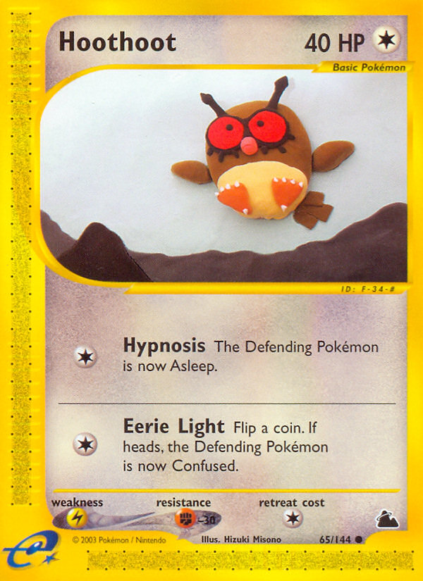 Hoothoot (65/144) [Skyridge] | Good Games Morley