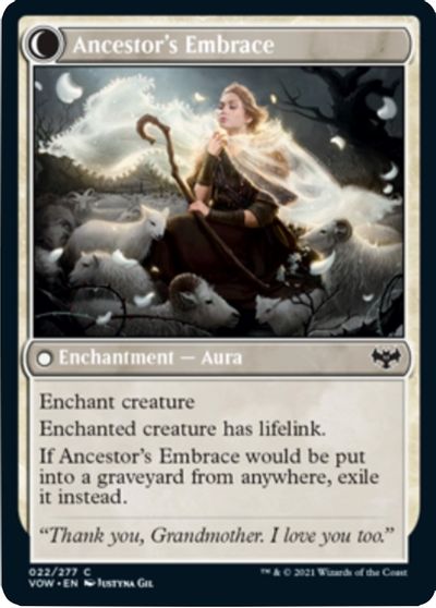 Kindly Ancestor // Ancestor's Embrace [Innistrad: Crimson Vow] | Good Games Morley