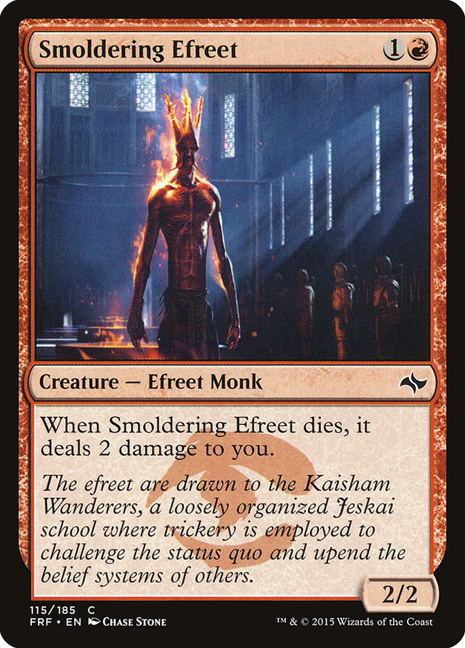 Smoldering Efreet [Fate Reforged] | Good Games Morley