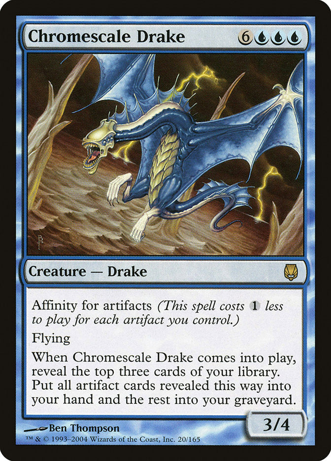 Chromescale Drake [Darksteel] | Good Games Morley