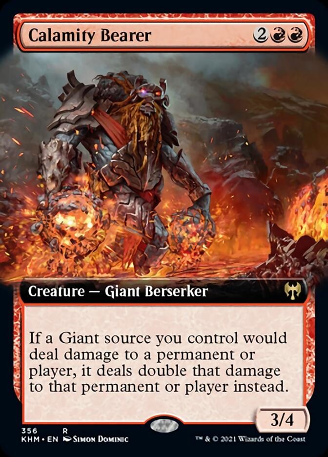 Calamity Bearer (Extended Art) [Kaldheim] | Good Games Morley
