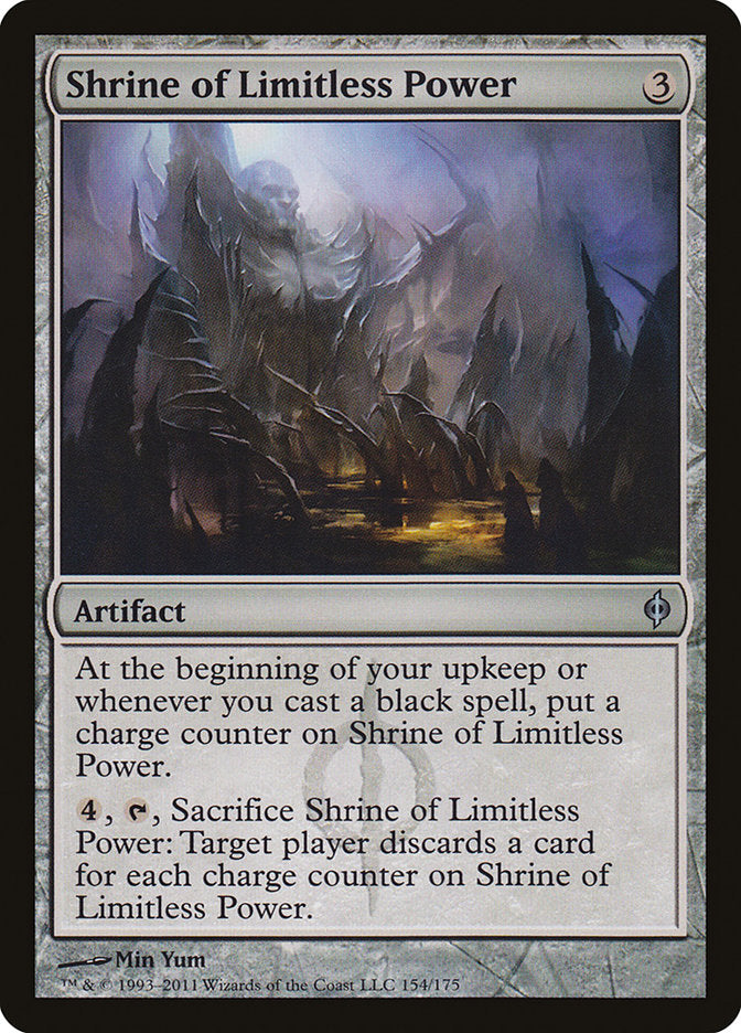 Shrine of Limitless Power [New Phyrexia] | Good Games Morley