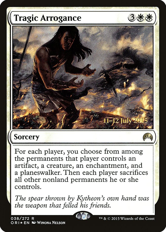 Tragic Arrogance [Magic Origins Prerelease Promos] | Good Games Morley