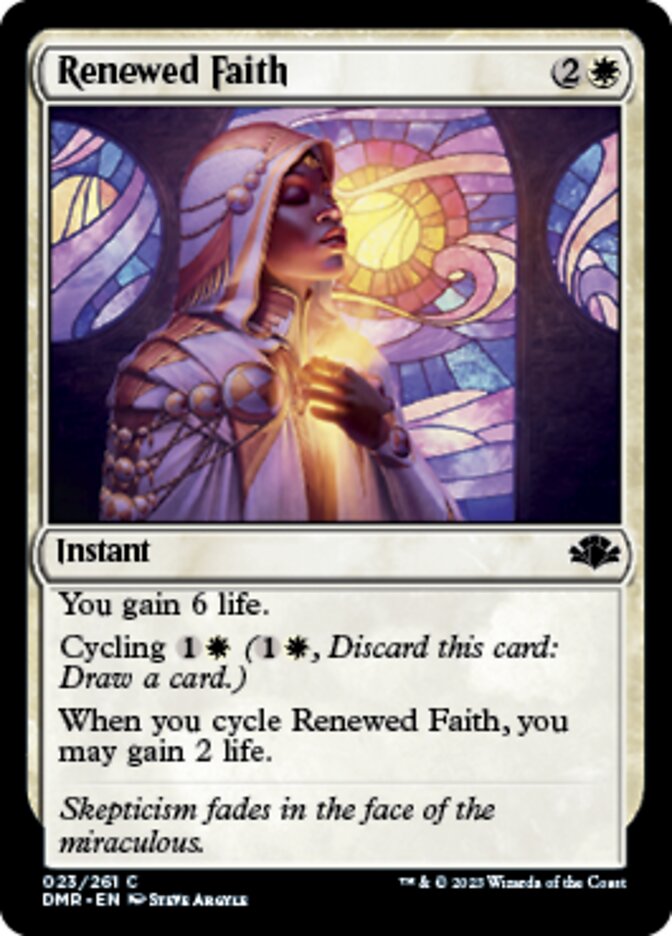 Renewed Faith [Dominaria Remastered] | Good Games Morley