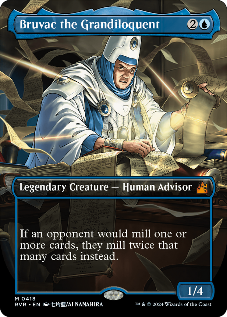 Bruvac the Grandiloquent (Anime Borderless) [Ravnica Remastered] | Good Games Morley