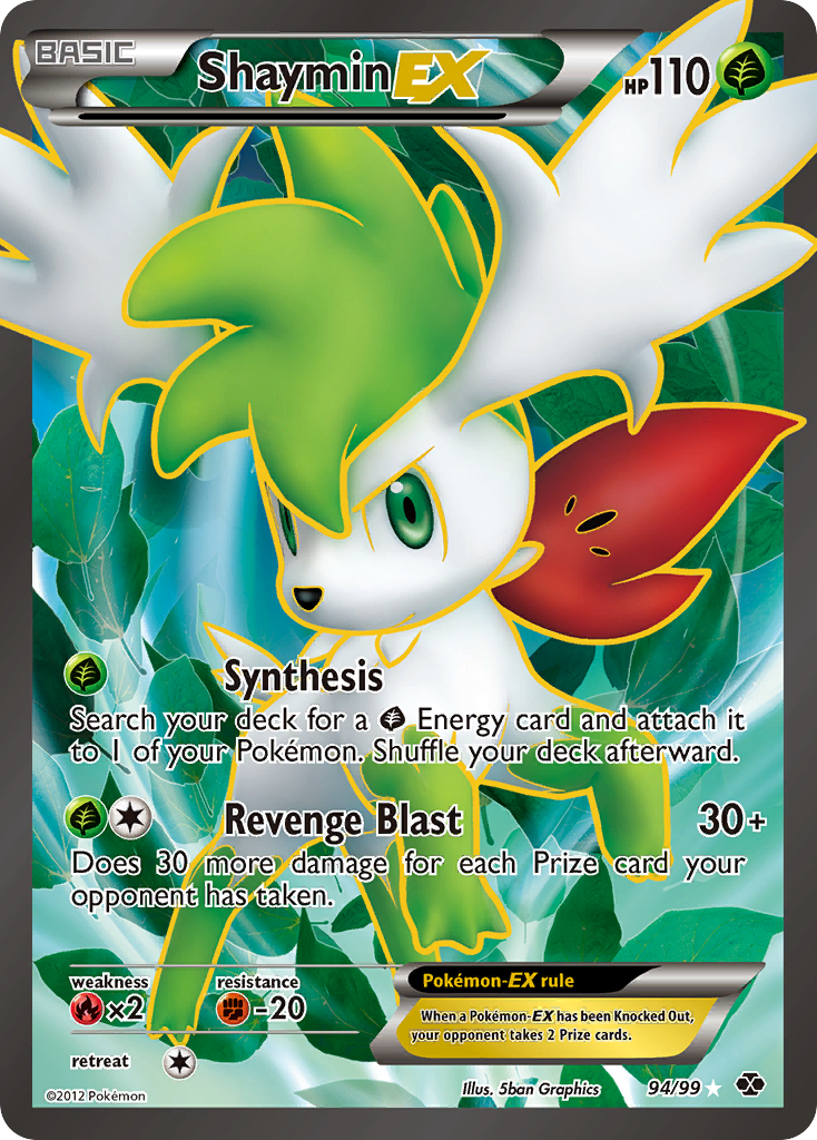 Shaymin EX (94/99) [Black & White: Next Destinies] | Good Games Morley