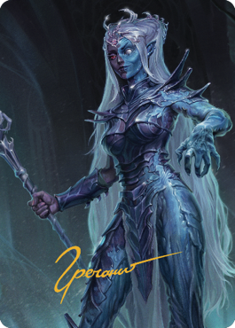 Mocking Doppelganger Art Card (Gold-Stamped Signature) [Commander Legends: Battle for Baldur's Gate Art Series] | Good Games Morley