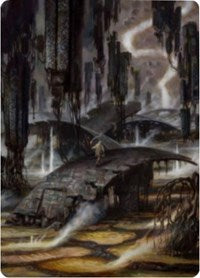 Grimclimb Pathway Art Card [Zendikar Rising Art Series] | Good Games Morley