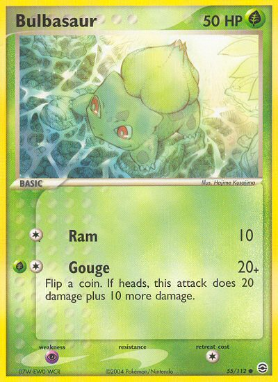 Bulbasaur (55/112) [EX: FireRed & LeafGreen] | Good Games Morley