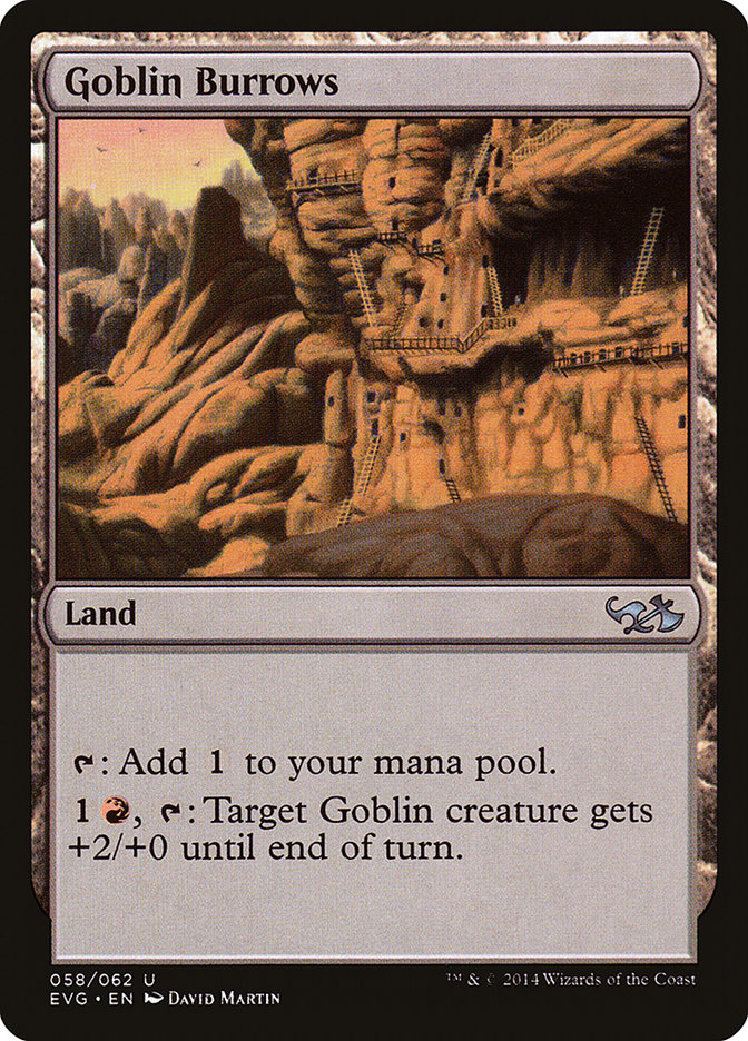Goblin Burrows (Elves vs. Goblins) [Duel Decks Anthology] | Good Games Morley