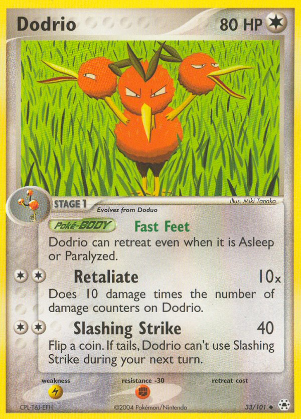 Dodrio (33/101) [EX: Hidden Legends] | Good Games Morley