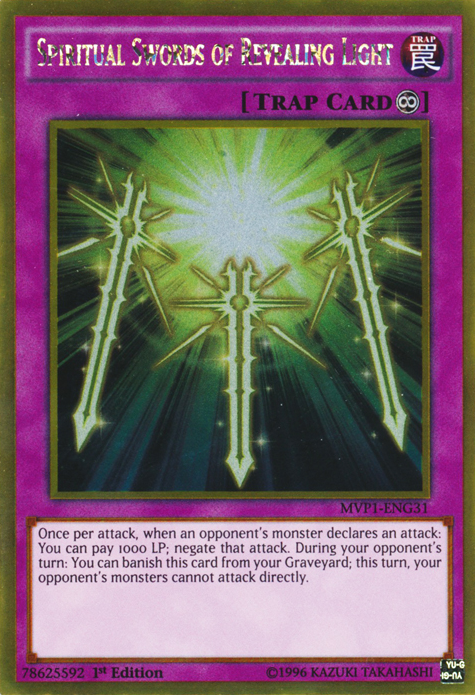 Spiritual Swords of Revealing Light [MVP1-ENG31] Gold Rare | Good Games Morley