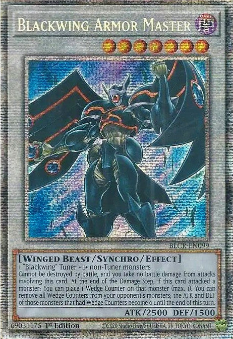 Blackwing Armor Master [BLCR-EN099] Starlight Rare | Good Games Morley