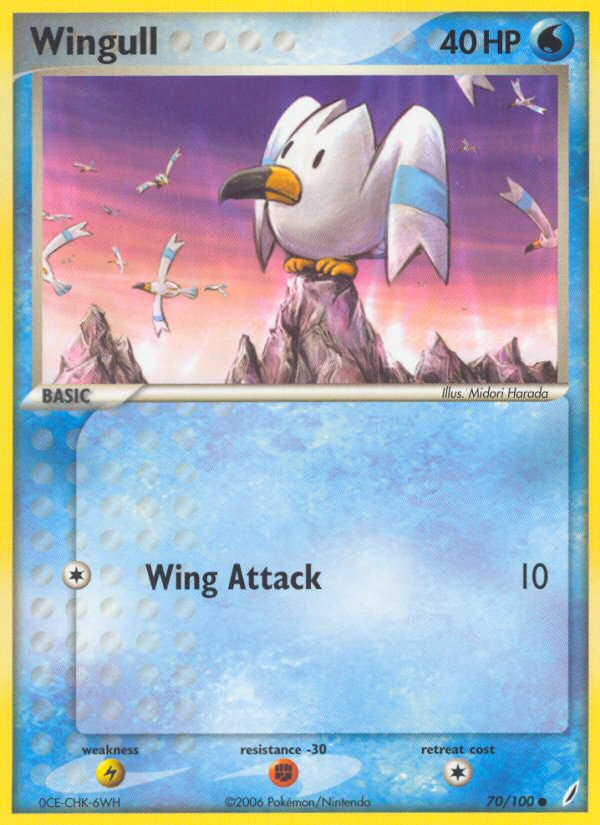 Wingull (70/100) [EX: Crystal Guardians] | Good Games Morley