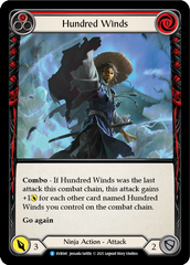 Hundred Winds (Red) [EVR041] (Everfest)  1st Edition Rainbow Foil | Good Games Morley