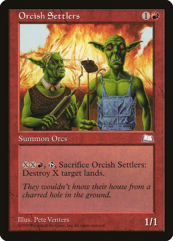 Orcish Settlers [Weatherlight] | Good Games Morley
