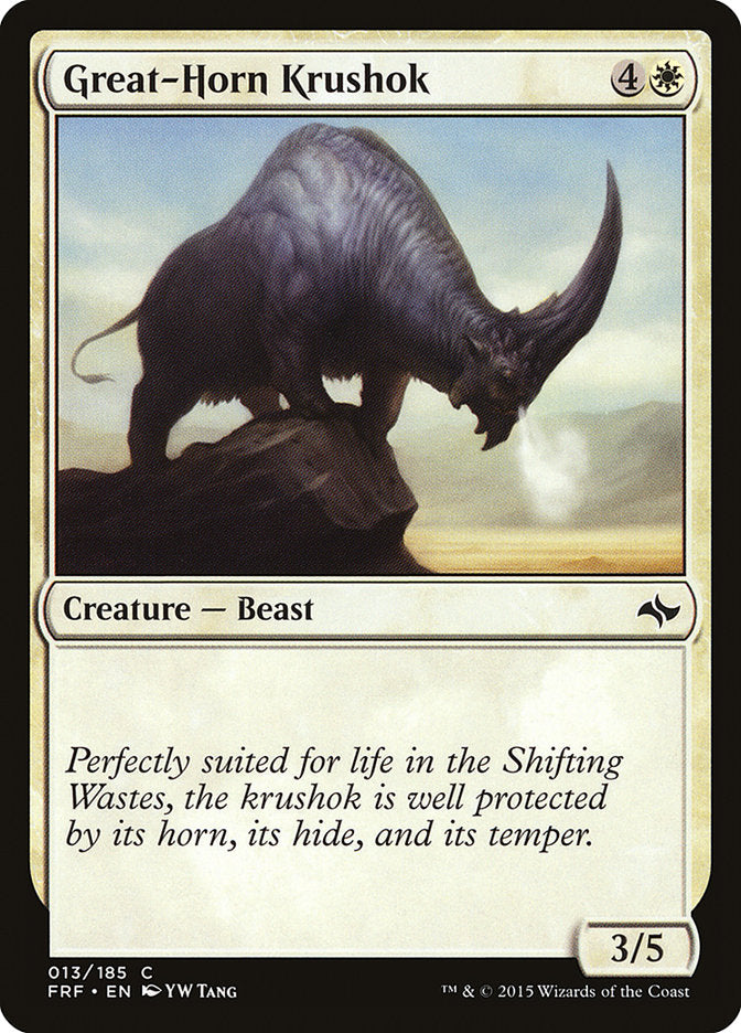 Great-Horn Krushok [Fate Reforged] | Good Games Morley