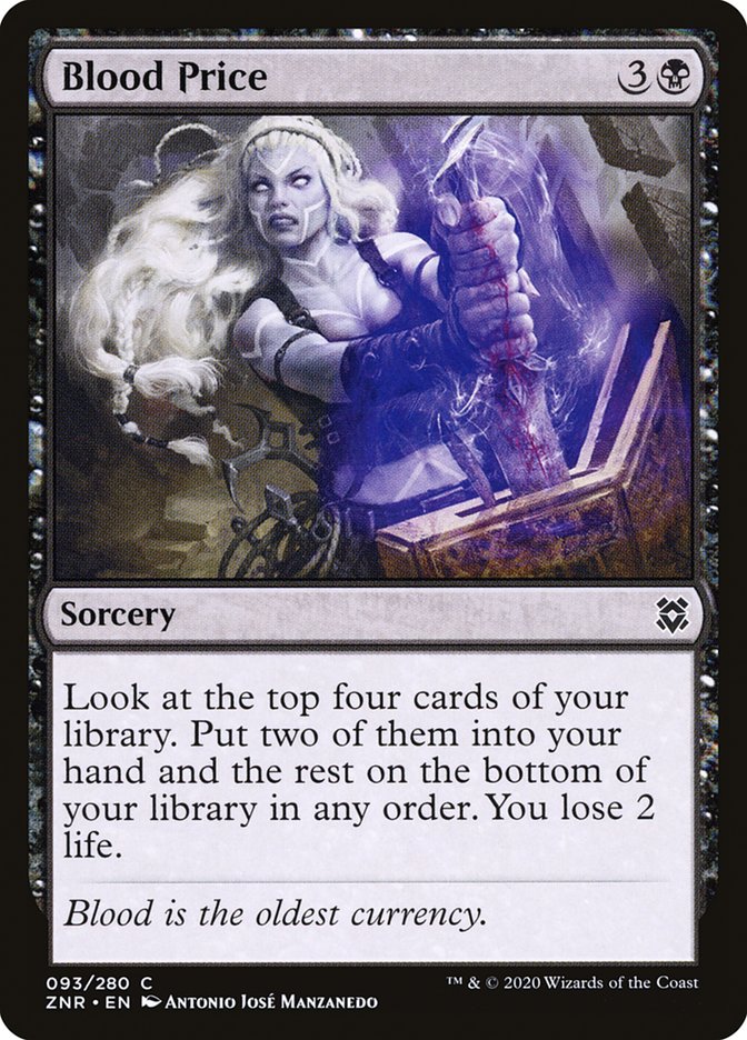 Blood Price [Zendikar Rising] | Good Games Morley