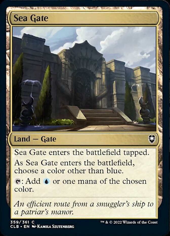 Sea Gate [Commander Legends: Battle for Baldur's Gate] | Good Games Morley