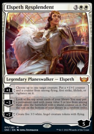 Elspeth Resplendent (Promo Pack) [Streets of New Capenna Promos] | Good Games Morley
