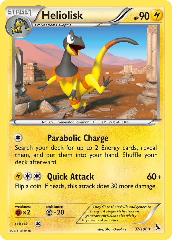 Heliolisk (37/106) [XY: Flashfire] | Good Games Morley