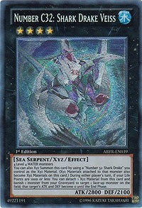 Number C32: Shark Drake Veiss (UTR) [ABYR-EN039] Ultimate Rare | Good Games Morley