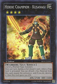 Heroic Champion - Kusanagi [ABYR-EN043] Super Rare | Good Games Morley