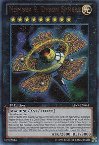 Number 9: Dyson Sphere (UTR) [ABYR-EN044] Ultimate Rare | Good Games Morley