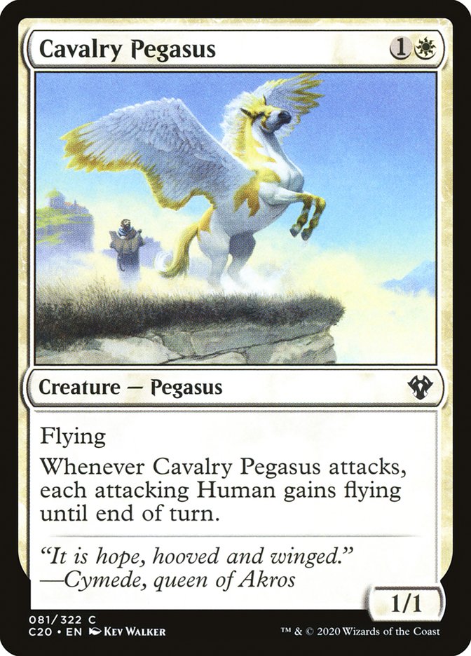 Cavalry Pegasus [Commander 2020] | Good Games Morley