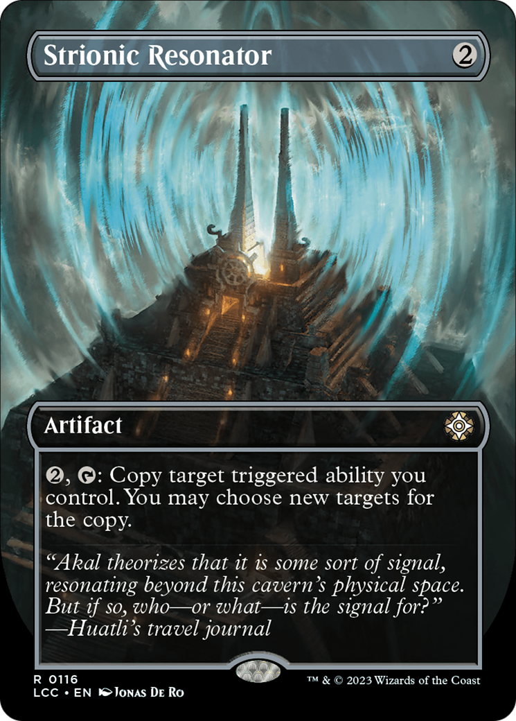 Strionic Resonator (Borderless) [The Lost Caverns of Ixalan Commander] | Good Games Morley