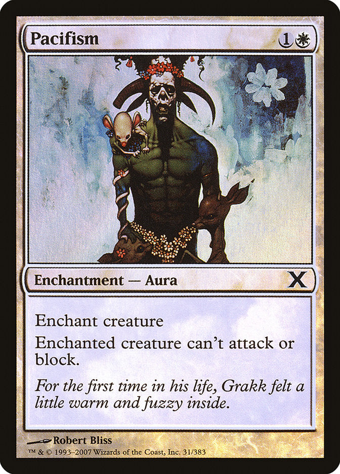 Pacifism (Premium Foil) [Tenth Edition] | Good Games Morley