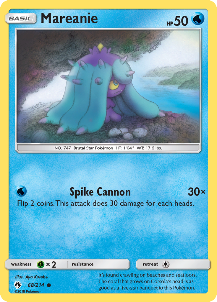 Mareanie (68/214) [Sun & Moon: Lost Thunder] | Good Games Morley