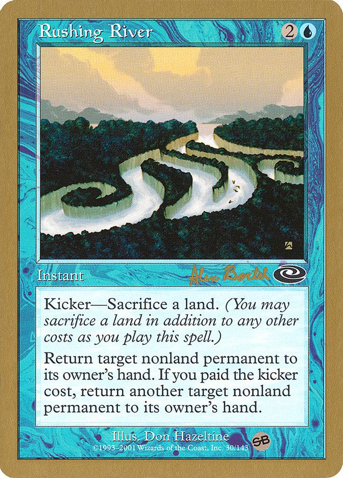 Rushing River (Alex Borteh) (SB) [World Championship Decks 2001] | Good Games Morley