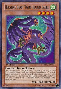 Heraldic Beast Twin-Headed Eagle [CBLZ-EN015] Rare | Good Games Morley