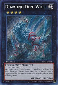 Diamond Dire Wolf [CBLZ-EN051] Secret Rare | Good Games Morley