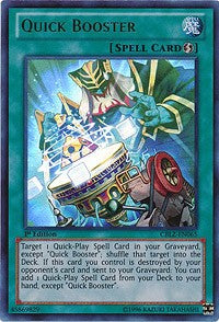 Quick Booster [CBLZ-EN065] Ultra Rare | Good Games Morley