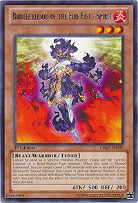 Brotherhood of the Fire Fist - Spirit [CBLZ-EN098] Rare | Good Games Morley