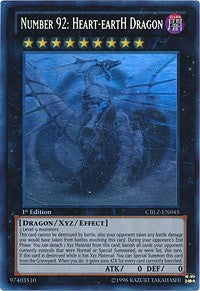 Number 92: Heart-eartH Dragon [CBLZ-EN045] Ghost Rare | Good Games Morley
