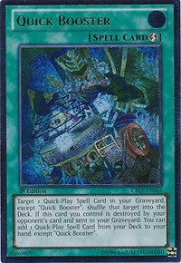 Quick Booster (UTR) [CBLZ-EN065] Ultimate Rare | Good Games Morley