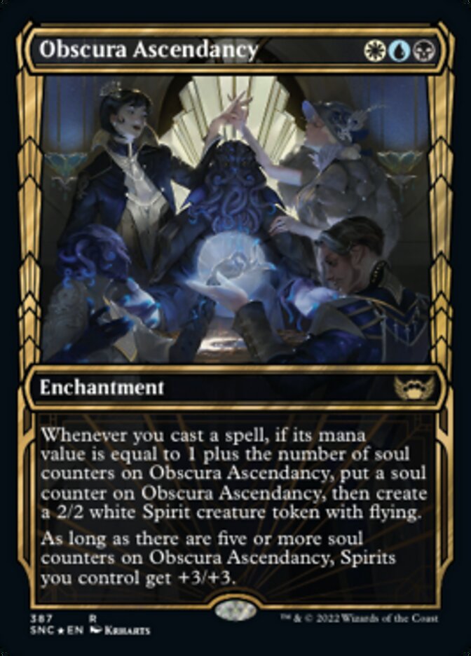 Obscura Ascendancy (Showcase Golden Age Gilded Foil) [Streets of New Capenna] | Good Games Morley