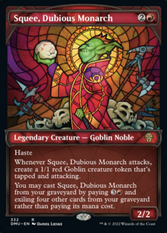 Squee, Dubious Monarch (Showcase Textured) [Dominaria United] | Good Games Morley