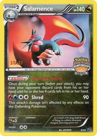 Salamence (8/20) (Regional Championship Promo Staff) [Black & White: Dragon Vault] | Good Games Morley