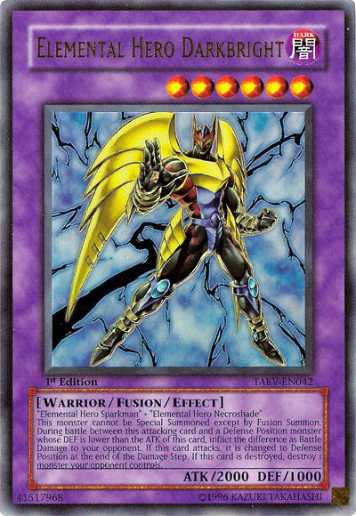 Elemental Hero Darkbright [TAEV-EN042] Ultra Rare | Good Games Morley