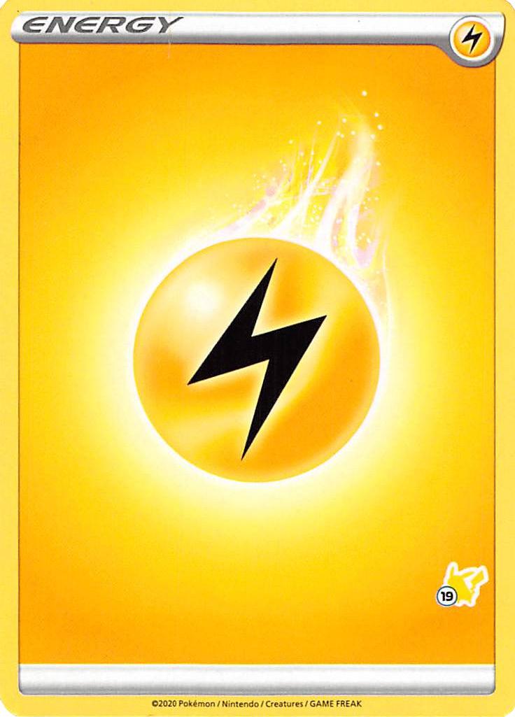 Lightning Energy (Pikachu Stamp #19) [Battle Academy 2022] | Good Games Morley