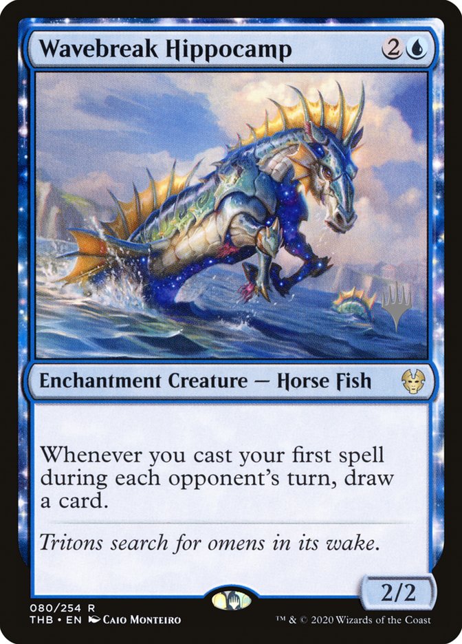 Wavebreak Hippocamp (Promo Pack) [Theros Beyond Death Promos] | Good Games Morley