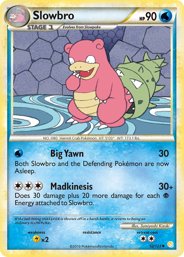 Slowbro (52/123) [HeartGold & SoulSilver: Base Set] | Good Games Morley