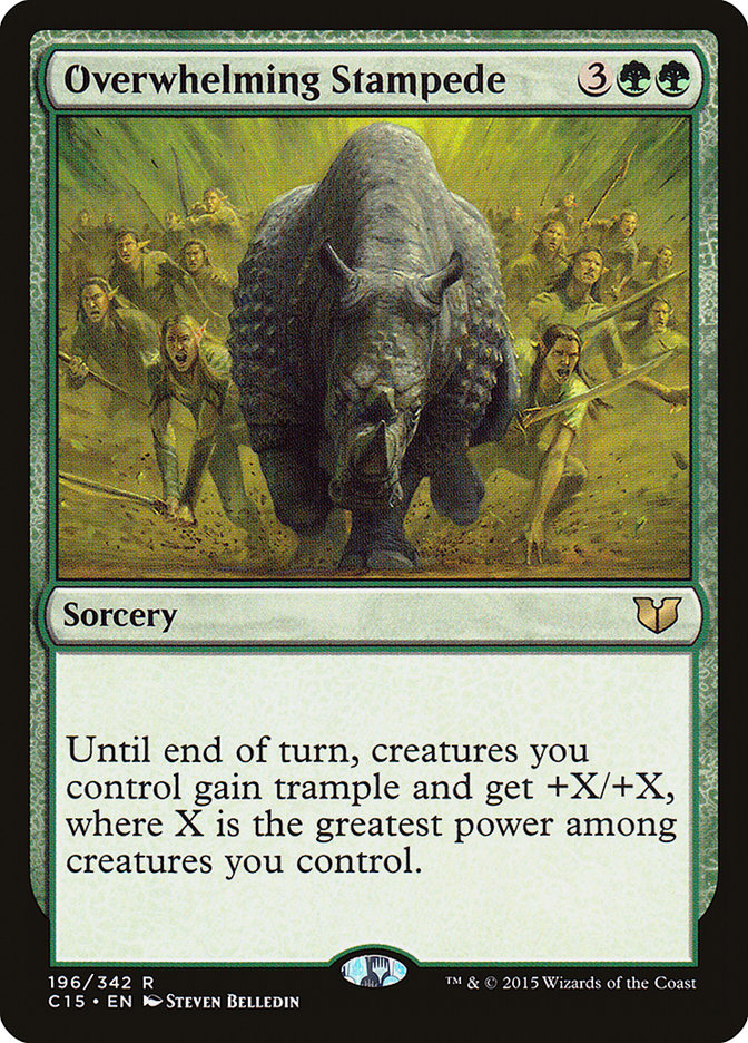 Overwhelming Stampede [Commander 2015] | Good Games Morley