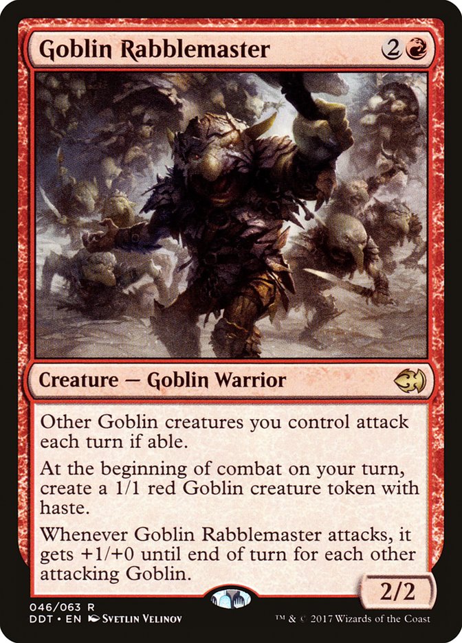 Goblin Rabblemaster [Duel Decks: Merfolk vs. Goblins] | Good Games Morley