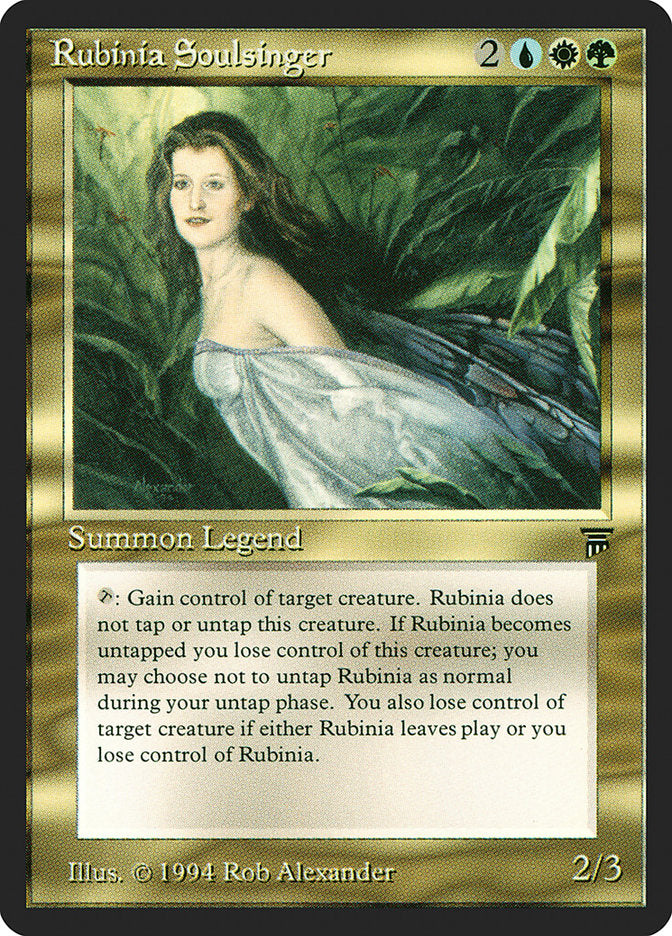 Rubinia Soulsinger [Legends] | Good Games Morley