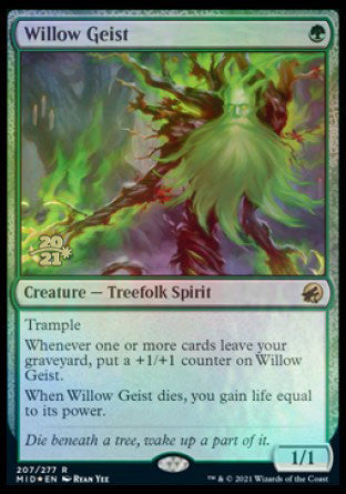 Willow Geist [Innistrad: Midnight Hunt Prerelease Promos] | Good Games Morley